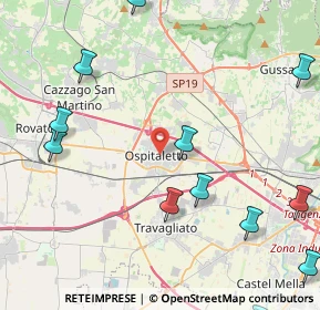 Mappa 25035 Ospitaletto BS, Italia (6.12769)