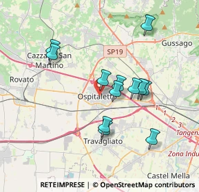 Mappa 25035 Ospitaletto BS, Italia (3.25417)