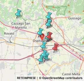 Mappa 25035 Ospitaletto BS, Italia (2.71077)