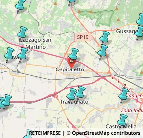 Mappa 25035 Ospitaletto BS, Italia (6.66)
