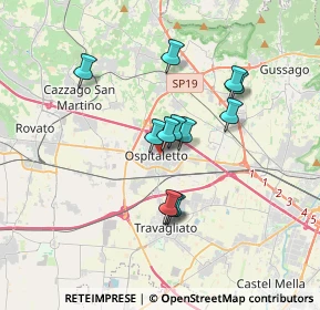 Mappa 25035 Ospitaletto BS, Italia (2.75417)