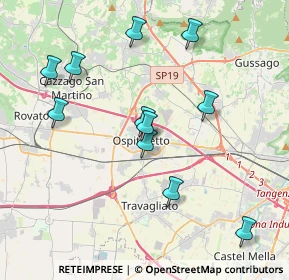 Mappa 25035 Ospitaletto BS, Italia (3.86636)
