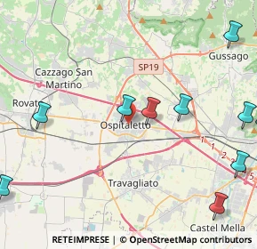 Mappa 25035 Ospitaletto BS, Italia (6.09)