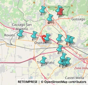 Mappa 25035 Ospitaletto BS, Italia (4.04438)
