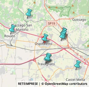 Mappa 25035 Ospitaletto BS, Italia (3.76909)