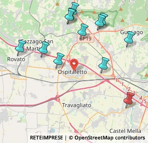 Mappa 25035 Ospitaletto BS, Italia (4.6725)