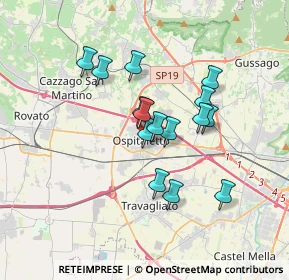 Mappa 25035 Ospitaletto BS, Italia (2.74667)