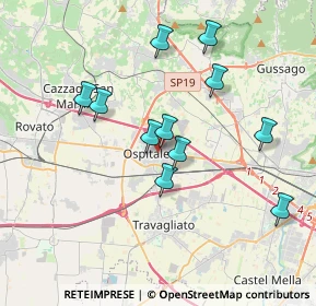 Mappa 25035 Ospitaletto BS, Italia (3.37727)