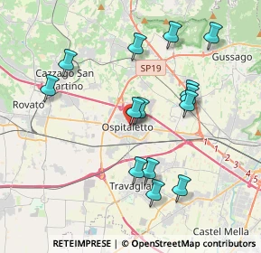 Mappa 25035 Ospitaletto BS, Italia (3.79786)