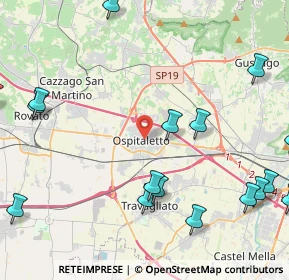 Mappa 25035 Ospitaletto BS, Italia (6.368)