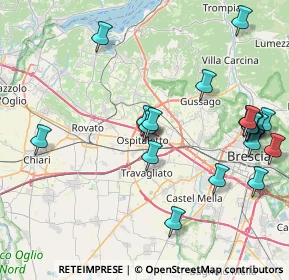 Mappa 25035 Ospitaletto BS, Italia (9.248)