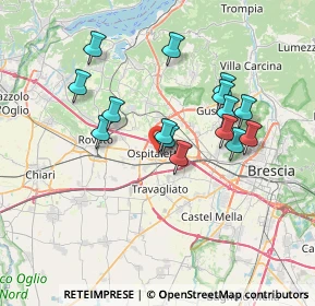 Mappa 25035 Ospitaletto BS, Italia (6.342)