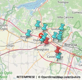 Mappa 25035 Ospitaletto BS, Italia (5.11917)