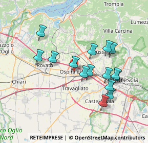 Mappa 25035 Ospitaletto BS, Italia (6.73733)