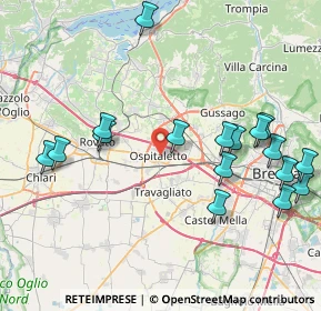 Mappa 25035 Ospitaletto BS, Italia (9.14529)