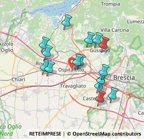 Mappa 25035 Ospitaletto BS, Italia (6.49267)