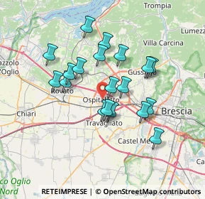 Mappa 25035 Ospitaletto BS, Italia (6.02)