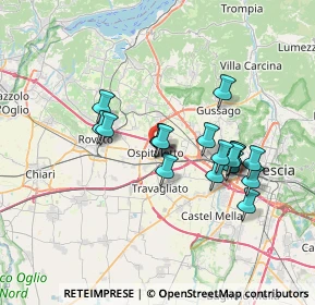 Mappa 25035 Ospitaletto BS, Italia (5.95)