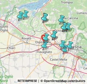 Mappa 25035 Ospitaletto BS, Italia (6.81733)