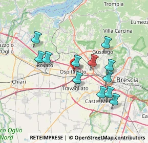 Mappa 25035 Ospitaletto BS, Italia (6.78583)