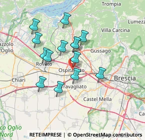 Mappa 25035 Ospitaletto BS, Italia (6.03214)