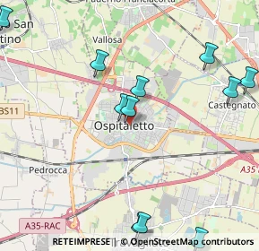 Mappa 25035 Ospitaletto BS, Italia (2.56)