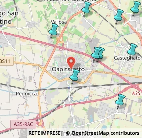 Mappa 25035 Ospitaletto BS, Italia (2.93545)