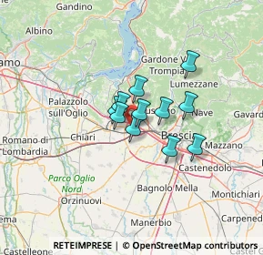 Mappa 25035 Ospitaletto BS, Italia (7.91273)