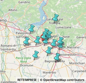 Mappa 25035 Ospitaletto BS, Italia (10.014)