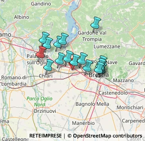 Mappa 25035 Ospitaletto BS, Italia (10.06294)
