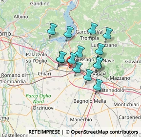 Mappa 25035 Ospitaletto BS, Italia (10.14357)