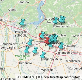 Mappa 25035 Ospitaletto BS, Italia (11.95)