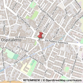 Mappa Via Padana Superiore, 12, 25035 Ospitaletto, Brescia (Lombardia)