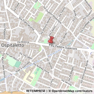 Mappa Via Padana Superiore, 51, 25035 Ospitaletto, Brescia (Lombardia)
