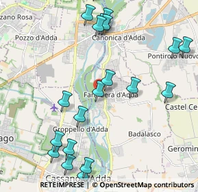 Mappa Via A. Ponti, 24045 Fara Gera D'Adda BG, Italia (2.4695)