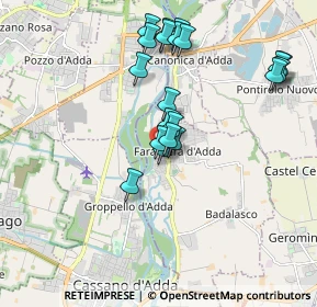 Mappa Via A. Ponti, 24045 Fara Gera D'Adda BG, Italia (1.7655)