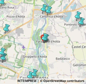 Mappa Via A. Ponti, 24045 Fara Gera D'Adda BG, Italia (2.99333)