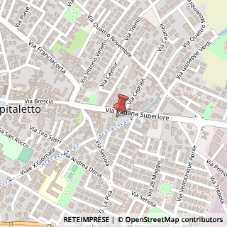 Mappa Via Padana Superiore, 56, 25035 Ospitaletto, Brescia (Lombardia)