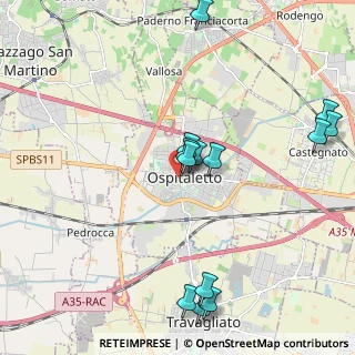 Mappa Via San Benedetto, 25035 Ospitaletto BS, Italia (2.26)