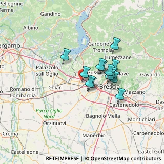 Mappa Via San Benedetto, 25035 Ospitaletto BS, Italia (9.79)
