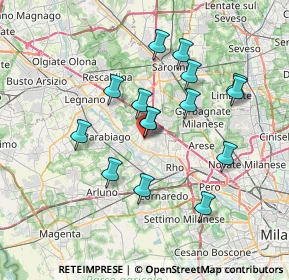 Mappa Via Isonzo, 20014 Nerviano MI, Italia (6.46867)