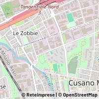 Mapa Cusano Milanino