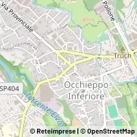 Mapa Occhieppo Inferiore