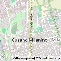 Térkép Cusano Milanino