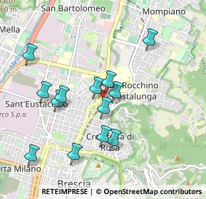 Mappa Via Bartolomeo Gualla, 25128 Brescia BS, Italia (0.90923)