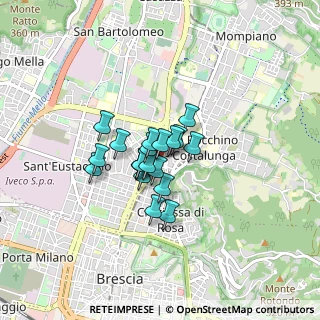 Mappa Via Bartolomeo Gualla, 25128 Brescia BS, Italia (0.494)