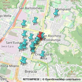 Mappa Via Bartolomeo Gualla, 25128 Brescia BS, Italia (0.8165)