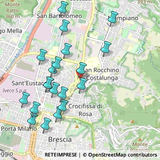 Mappa Via Bartolomeo Gualla, 25128 Brescia BS, Italia (1.118)