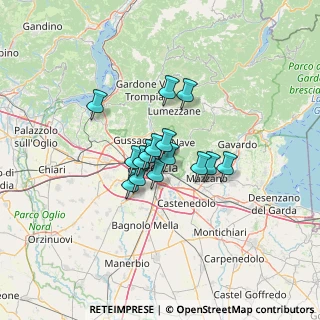 Mappa Via Bartolomeo Gualla, 25128 Brescia BS, Italia (8.28067)