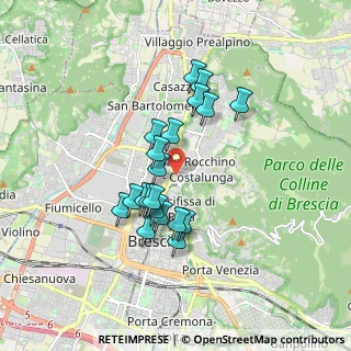 Mappa Via Bartolomeo Gualla, 25128 Brescia BS, Italia (1.4355)